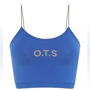 OneTeaspoon O.T.S String Crop Top, Electric Blue, Size Large, NWT